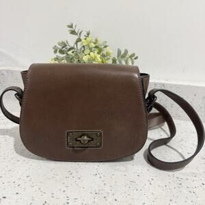 Frye Farrah Saddle Bag NWOT Brown Leather Boho Western